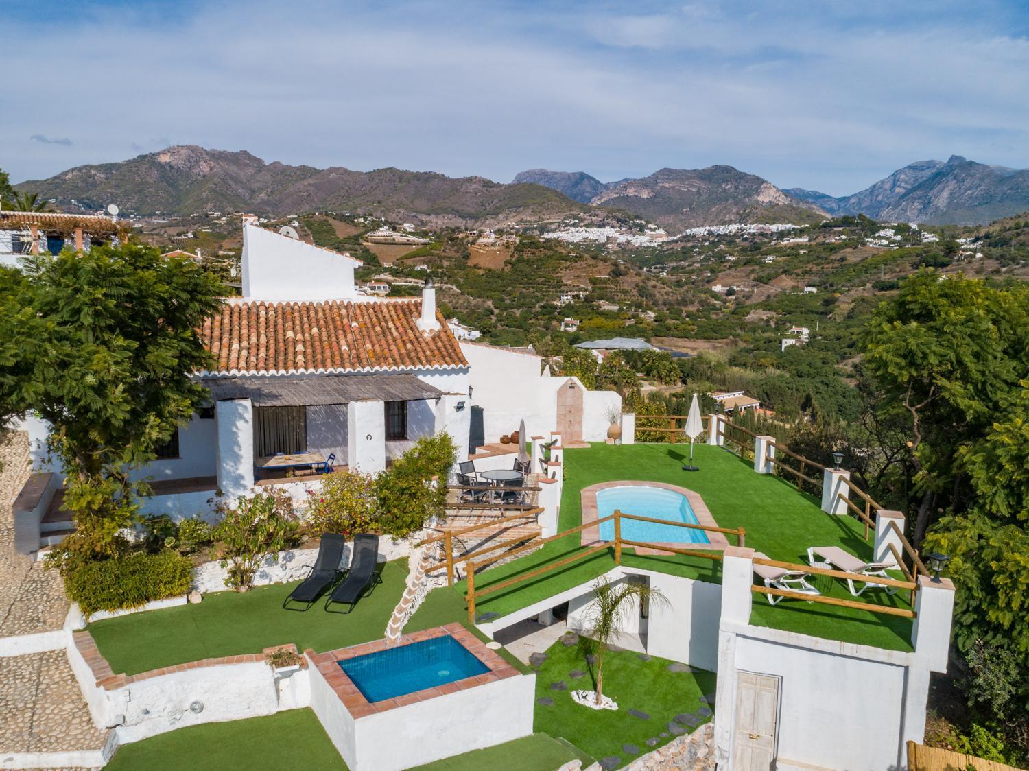 Villa Cortijo Horizonte Frigiliana Exterior foto