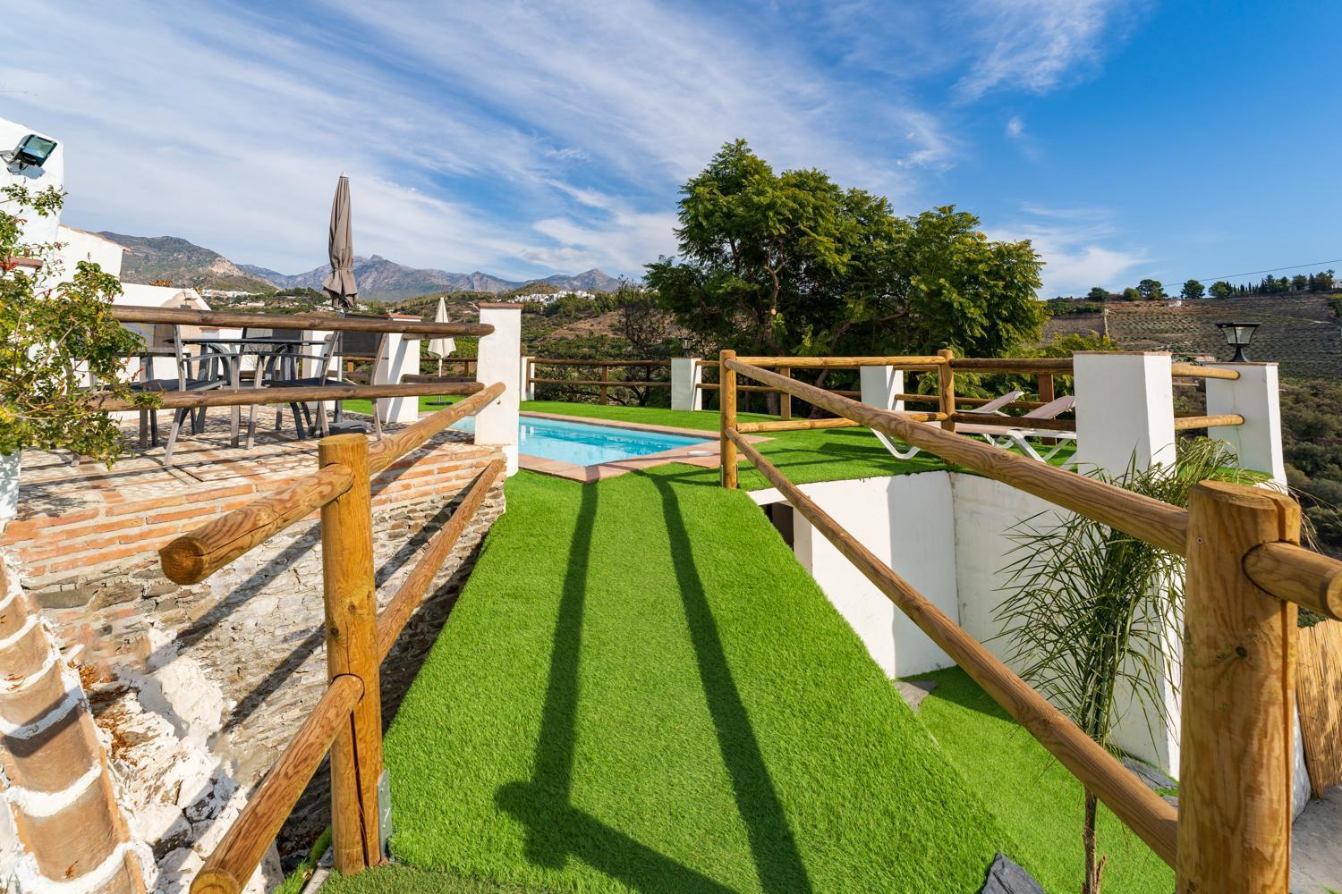 Villa Cortijo Horizonte Frigiliana Exterior foto